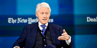 Former President Bill Clinton in New York City on Dec. 4, 2024.  