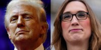 President-elect Donald Trump; Rep.-elect Sarah McBride, D-Del.