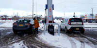 An Alberta Clipper Storm Brings More Snow To Northern New York State