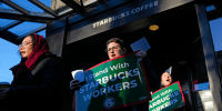 Starbucks workers strike