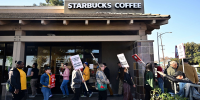 Starbucks labor strike 