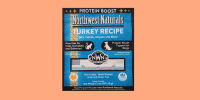 Northwest Naturals Brand 2lb Feline Turkey Recipe Raw Frozen Pet Food.