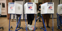 Voters in Ridgewood, Queens, New York on Nov. 5, 2024. 