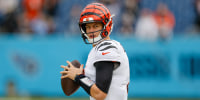 Cincinnati Bengals quarterback Joe Burrow warms up prior to a game 