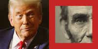 Donald Trump and Abraham Lincoln