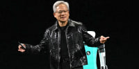 Image: jensen huang ces nvidia stage