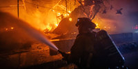 Powerful Winds Fuel Multiple Fires Across Los Angeles Area