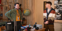 Charlie Day, left, and Chris Perfetti