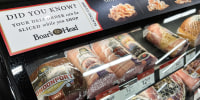 Boar's Head meat varieties are seen displayed at a grocery store