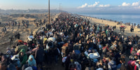 Civilians return to the north of Gaza