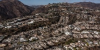 Image: Homes damaged and destroyed by the Palisades Fire in the Pacific Palisades neighborhood