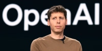 OpenAI CEO Sam Altman speaks during the Microsoft Build conference on May 21, 2024.