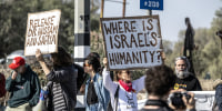 Demonstration for the release of Palestinians detained by Israel