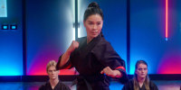 Alicia Hannah-Kim as Kim Da-Eun in Cobra Kai