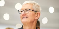 Apple CEO Tim Cook attends a launch event at Apple Park in Cupertino, California, on September 12, 2023. 