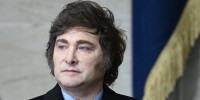 Image: Javier Milei politics political politician