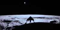 Blue Ghost’s shadow on the moon’s surface
