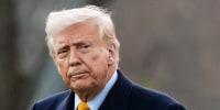 Donald Trump outside