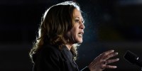  Kamala Harris speaking at a campaign event