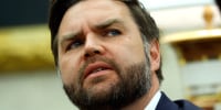 Vice President JD Vance in the Oval Office of the White House on April 7, 2025 in Washington, D.C. 