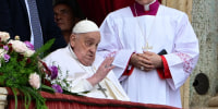 Image: TOPSHOT-VATICAN-RELIGION-URBI-ORBI-EASTER