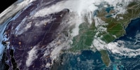 Weather over the continental U.S. on April 28, 2025.