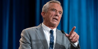 Health and Human Services Secretary Robert F. Kennedy Jr. speaks in Washington on April 22, 2025. 