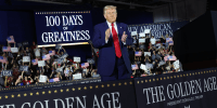 Image: President Donald Trump maga rally politics political politician crowd supporters