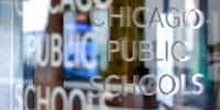 Chicago Public Schools signage.
