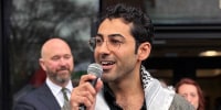 Mohsen Mahdawi speaks 