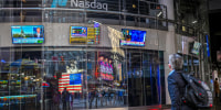 Stock ticker.
