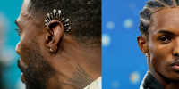 Photo Illustrations: Guests attend the 2025 Met Gala including Colman Domingo, Lewis Hamilton, and Teyana Taylor