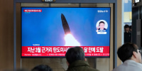 South Korea Koreas Tensions seoul railway station 