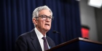 Image: Fed Chair Jerome Powell Holds Press Conference On Interest Rates