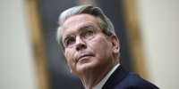 Scott Bessent during a hearing looks on during a hearing