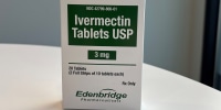 A box of Ivermectin tablets.