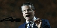  Secretary of Defense Pete Hegseth speaking