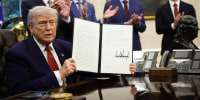Image: President Trump Signs Executive Orders At The White House