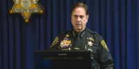 Oakland County Sheriff Michael J. Bouchard speaks during a press conference on June 6, 2025.