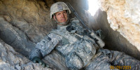 Charles Levine in a Taliban cave in 2009.