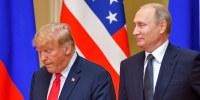 President Donald Trump and Russia's President Vladimir Putin