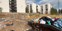 Un complejo habitacional tomado por los grupos delictivos en León, Guanajuato.