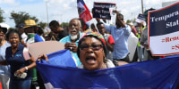 Immigration Activists Hold Rally Urging DHS To Renew Temporary Protected Status For Haitian Immigrants