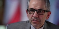 Deputy Foreign Minister Majid Takht-Ravanchi speaking to NBC News in Tehran on July 3, 2025.