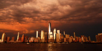 Sunset in New York City