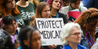 Medicaid protest.