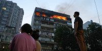 Massive Russian Drone And Missile Attack On Kyiv
