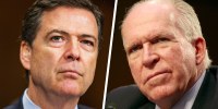 James Comey and John Brennan.