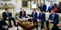 President Trump Meets With NATO Secretary General Rutte At The White House