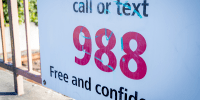 Helpline Signage.
